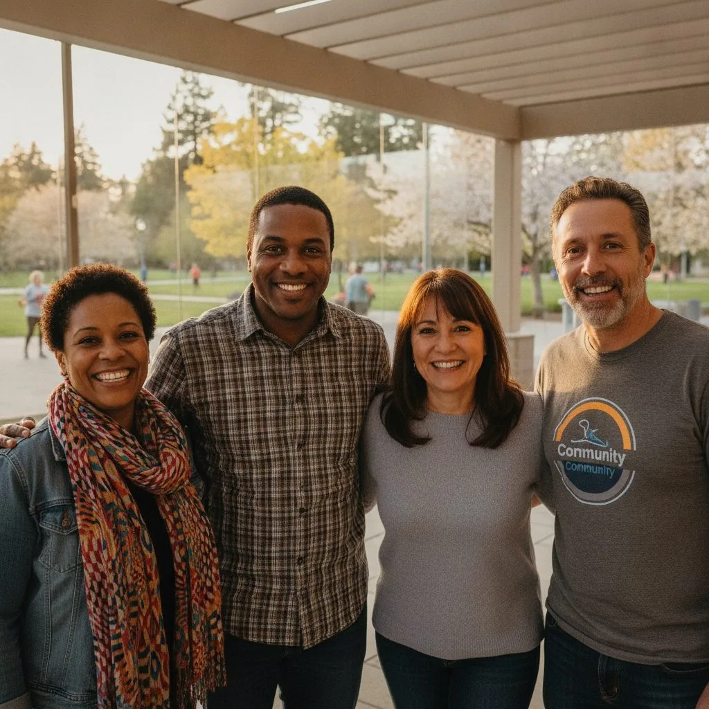 Community members supporting a homebuyer's down payment goal